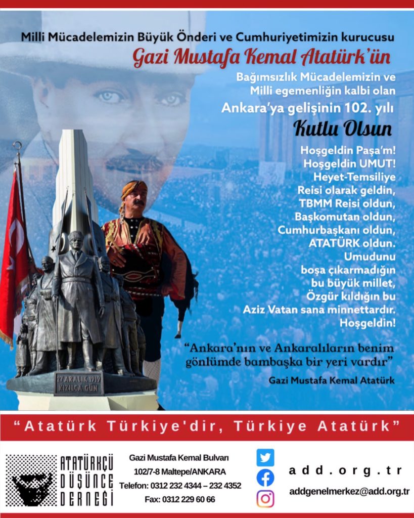 Atatürk Ankara’da